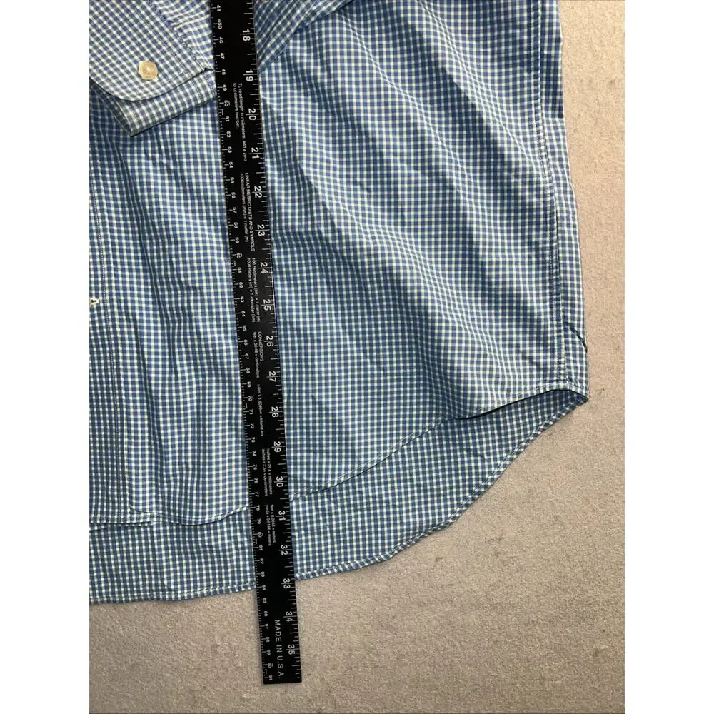 Vineyard Vines Whale Dress Shirt Long Sleeve Plaid Casual Long Sleeve Mens Sz XL